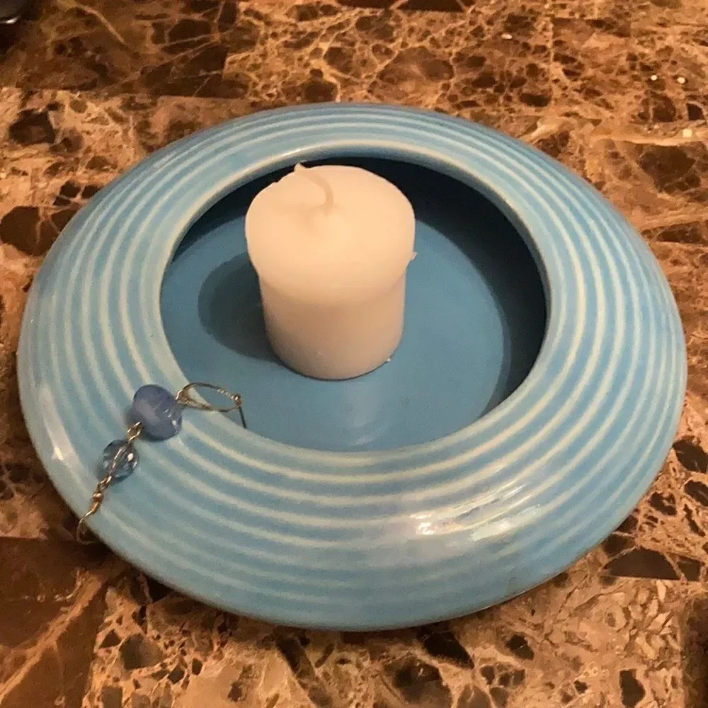 Jonathan Adler Happy Chic round blue retro decor